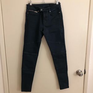 Dark Blue Skinny Biker Pants! (All Saints🧵)